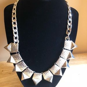 Silver Studded Necklace